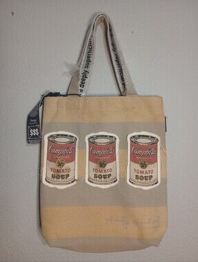 Andy Warhol Campbell's Soup Tote With Coin Purse And Rejection Letter